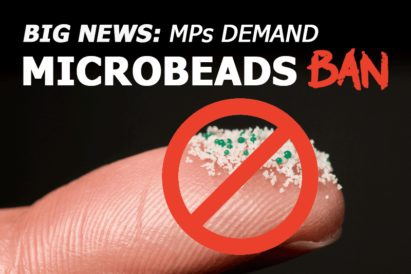 Image for Microbeads ban creeps closer as MPs demand action