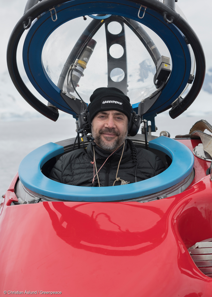 Image for In pictures: Oscar-winning actor Javier Bardem leads the call to protect the Antarctic Ocean