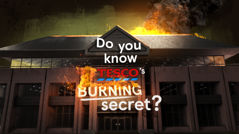 WATCH: Tesco’s burning secret